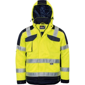 Vizwell Warnschutz-Winterarbeitsjacke