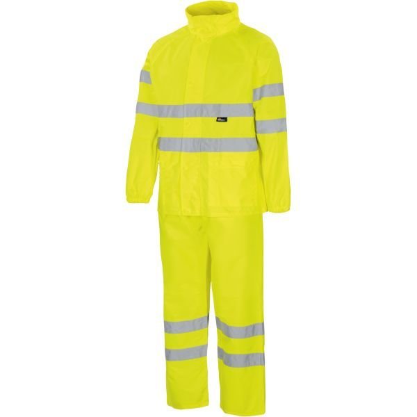 Vizwell Warnschutz Regenanzug Hi-Vis