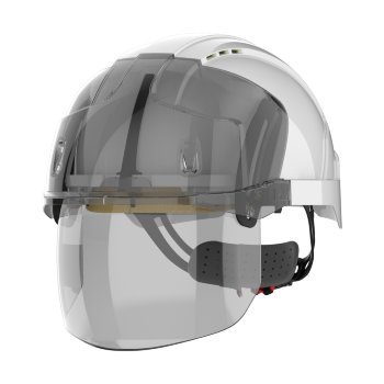 JSP Schutzhelm EVO® VISTAshield® mit Drehradverschluss, belüftet
