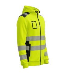 BoSafety Warnschutz Kapuzen-Sweatjacke DELAVER Kl.3	