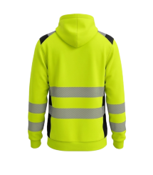 BoSafety Warnschutz Kapuzen-Sweatjacke DELAVER Kl.3	