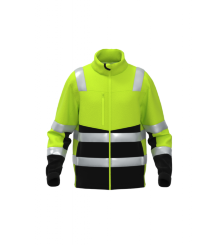 BoSafety® Warnschutz Fleecejacke FLEECE FIT, Kl.2