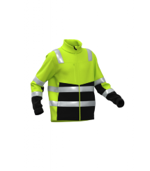 BoSafety® Warnschutz Fleecejacke FLEECE FIT, Kl.2