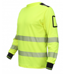 BoSafety Warnschutz Langarmshirt RICO LONG Kl.3