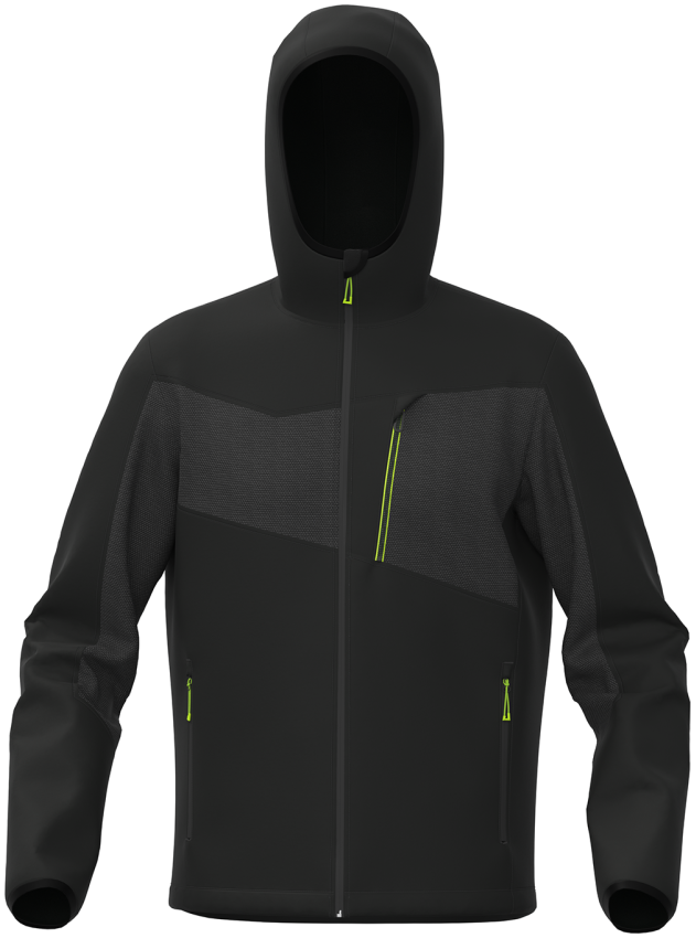BoSafety Kapuzen-Fleecejacke RYSON PLUS